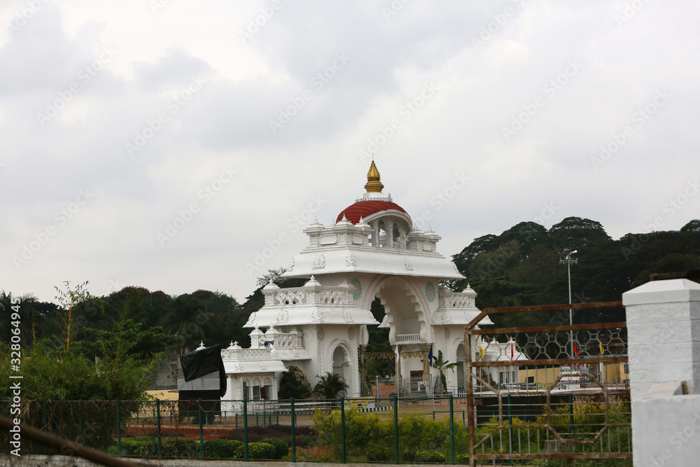 Decorated gate near Mysore Palace, Karnataka, India