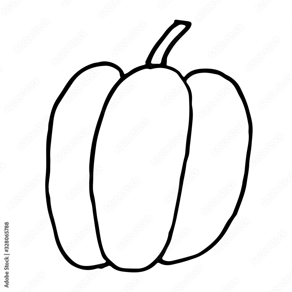 paprika vector icon in cartoon style isolated object vegetable organic paprika vector icon in cartoon style isolated object vegetable organic