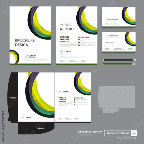 Flyer brochure business annual report cover template folder presentation promotion