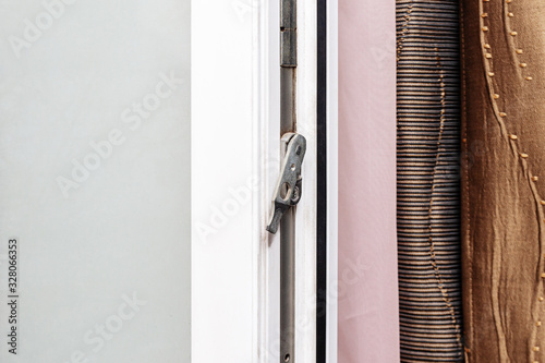 Photography Open plastic window in the house