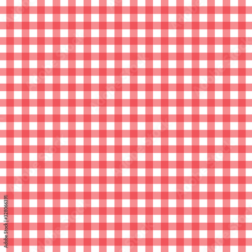 Texture of checkered tablecloth