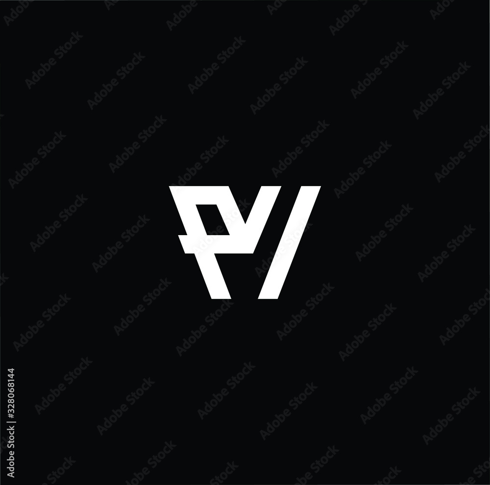 Initial based modern and minimal Logo. PV VP letter trendy fonts monogram icon symbol. Universal professional elegant luxury alphabet vector design Initial based modern and minimal Logo. PV VP letter trendy fonts monogram icon symbol. Universal professional elegant luxury alphabet vector design