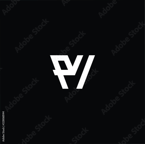 Free Download Initial based modern and minimal Logo. PV VP letter trendy fonts monogram icon symbol. Universal professional elegant luxury alphabet vector design - GFXLoad