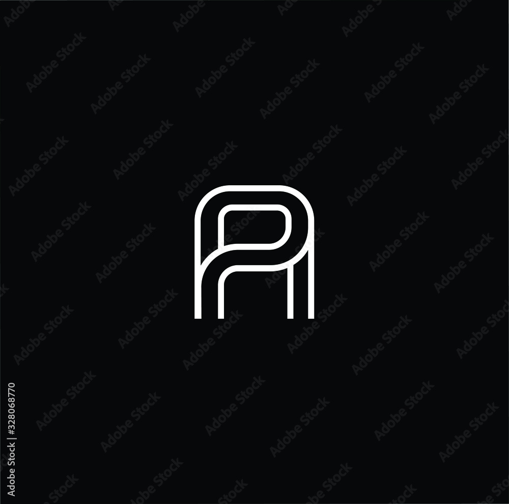 Initial based modern and minimal Logo. R RR PR RP letter trendy fonts monogram icon symbol. Universal professional elegant luxury alphabet vector design Initial based modern and minimal Logo. R RR PR RP letter trendy fonts monogram icon symbol. Universal professional elegant luxury alphabet vector design