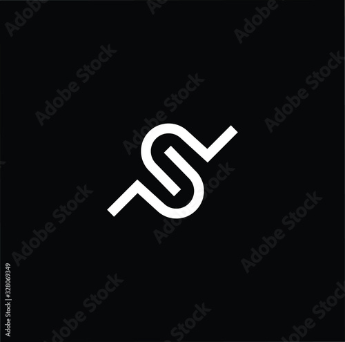 Initial based modern and minimal Logo. SP PS letter trendy fonts monogram icon symbol. Universal professional elegant luxury alphabet vector design photo