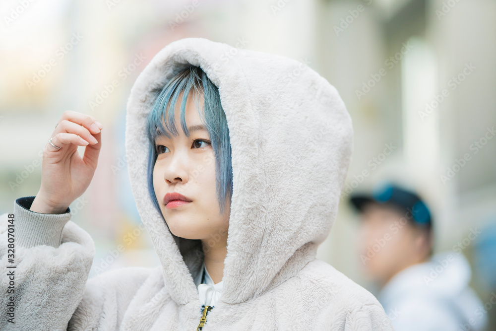 渋谷センター街でのポートレート 渋谷センター街でのポートレート