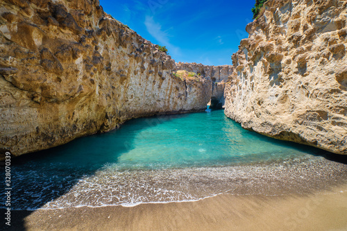 Fototapeta Naklejka Na Ścianę i Meble -  Papafragas beach in Milos island, Greece