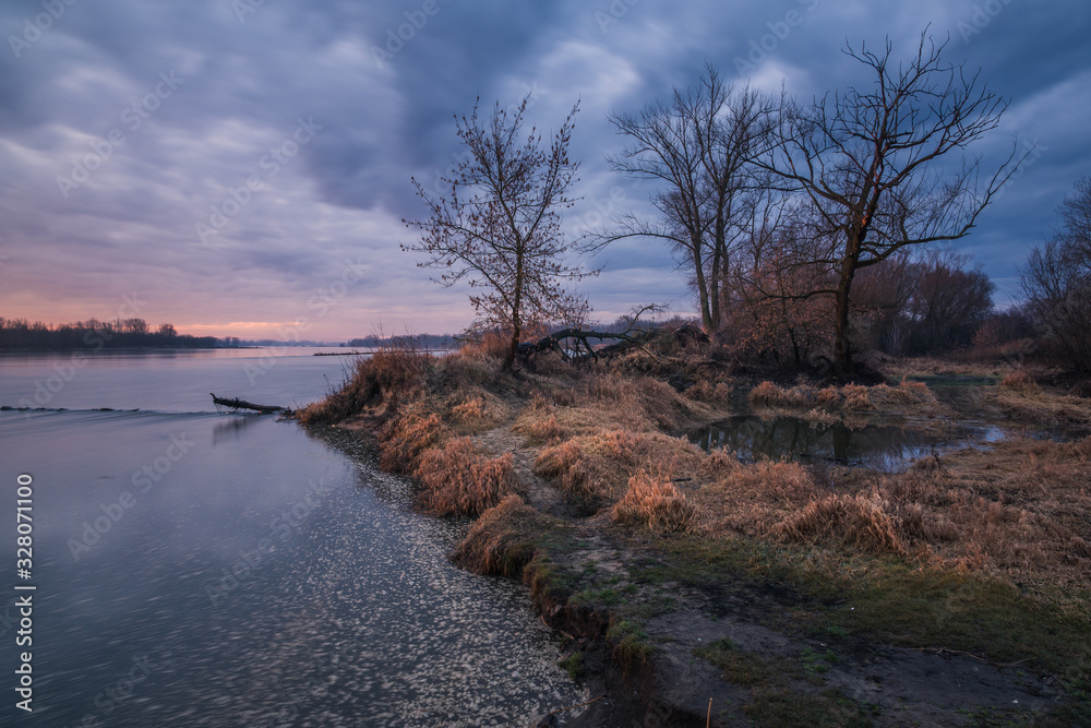 Morning on the Vistula near Konstancin-Jeziorna, Poland