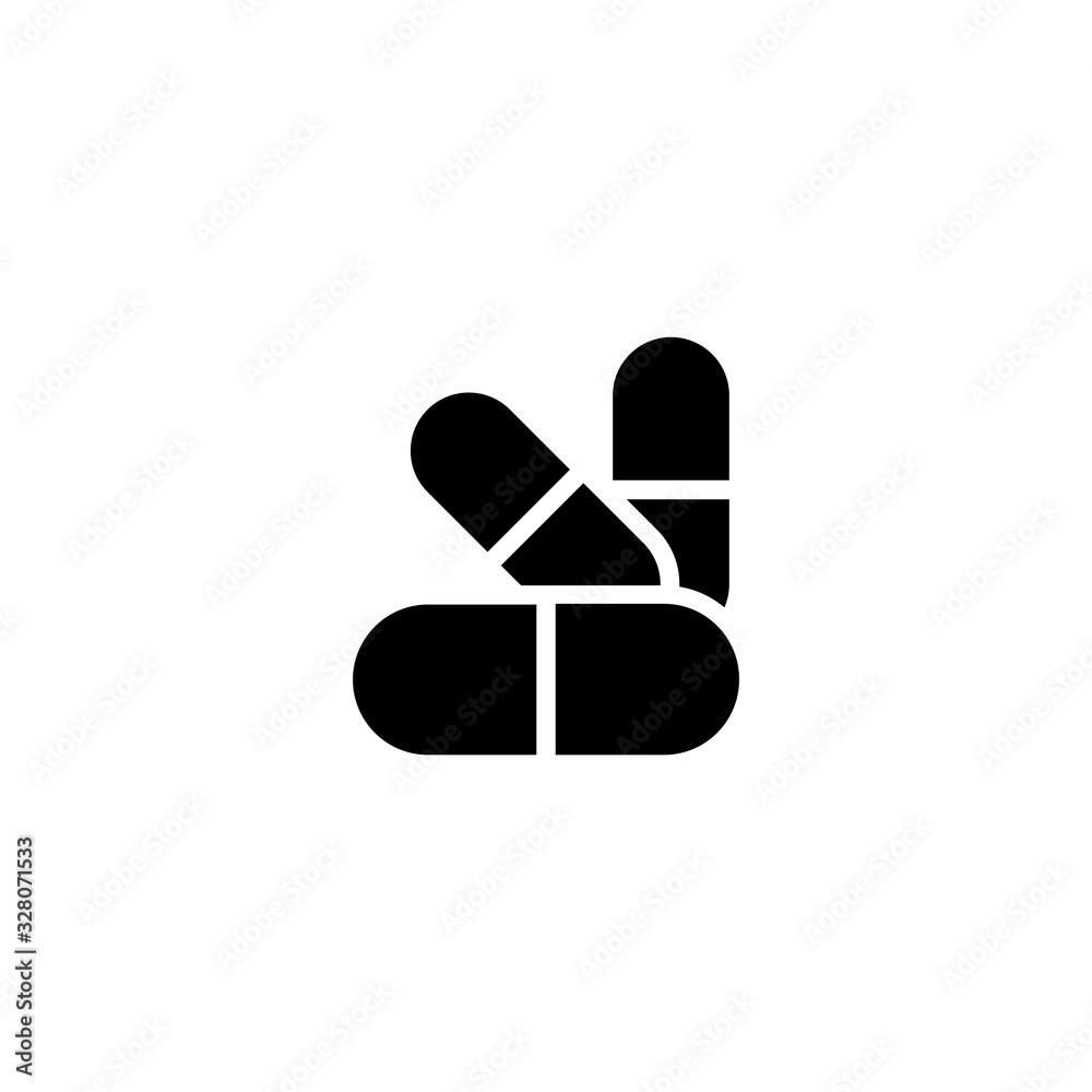 Vector illustration, capsule icon design Vector illustration, capsule icon design