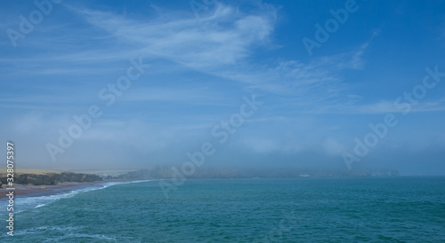 Paracas National park Peru. Desert and ocean. Coastal.