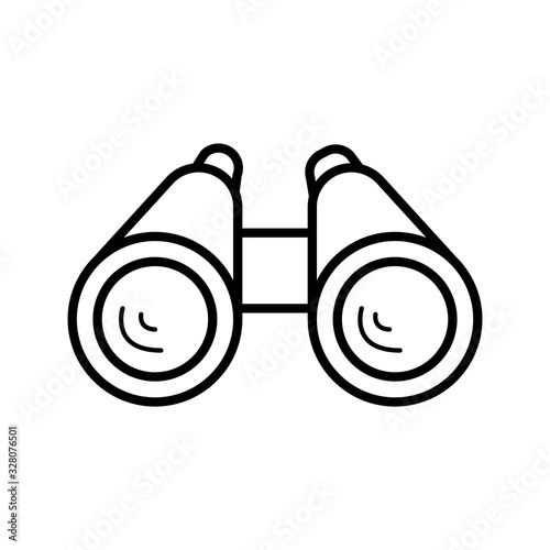 binoculars icon vector illustration photo