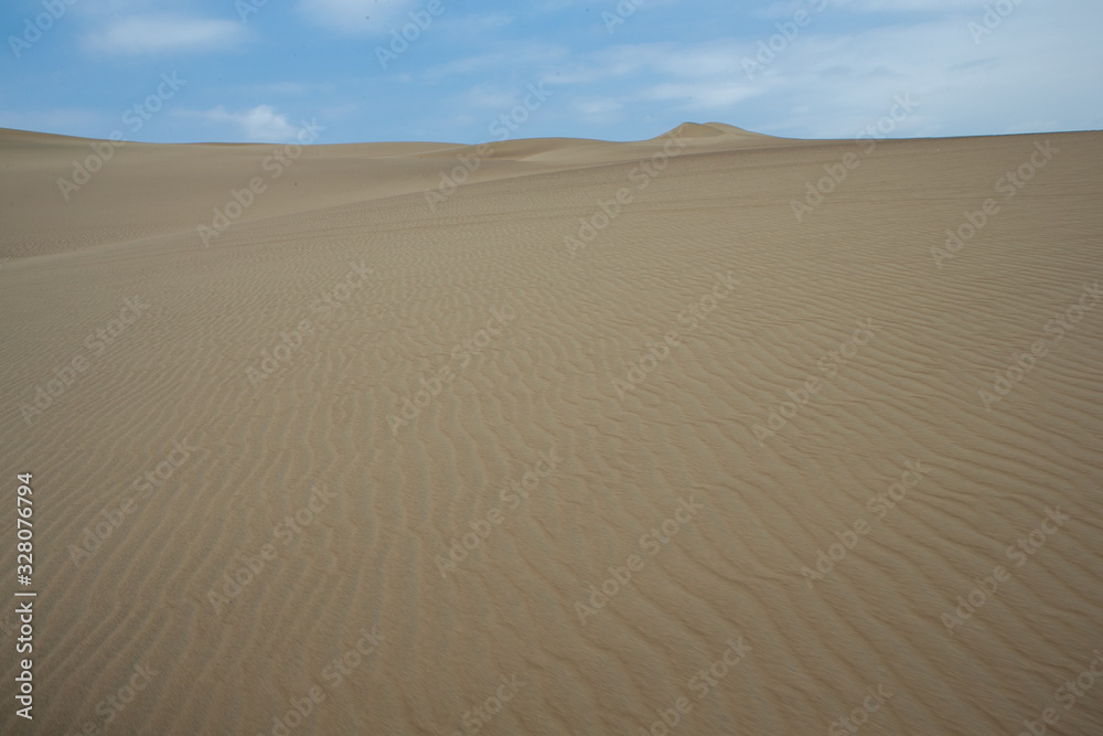 Huacachina Peru. Desert. Dunes. 