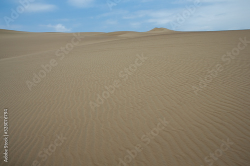 Huacachina Peru. Desert. Dunes. 