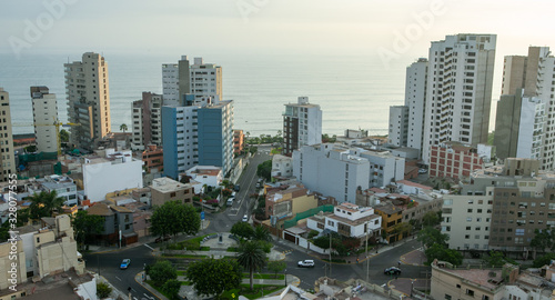 Miraflores aireal. City. Lima   Peru. Overview