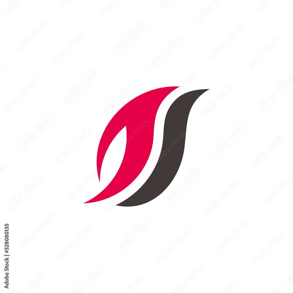 abstract letter ss curves smoke geometric logo vector abstract letter ss curves smoke geometric logo vector