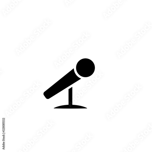 Vector illustration, mic icon design