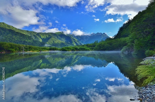 Summer scenery in Kamikochi, Japan