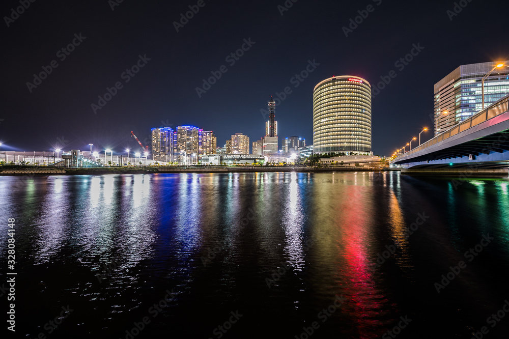 Obraz premium Krajobraz Minatomirai