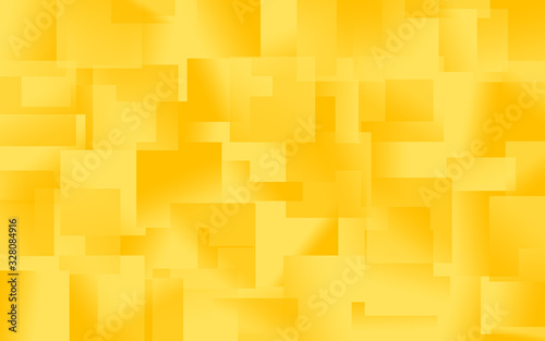 Background of yellow gradient squares, abstract illustration for design. Can be used as a brochure, flyer, banner.