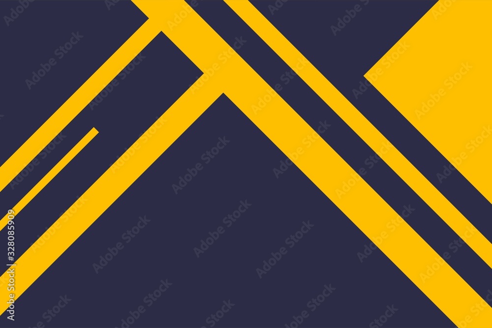 Abstract Yellow and Black Line Background Design Template Vector Stock
