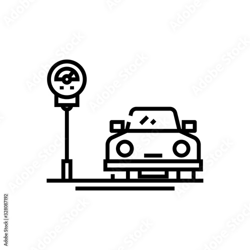 Violation line icon, concept sign, outline vector illustration, linear symbol.