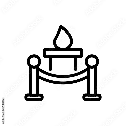 Popular expat icon vector. Thin line sign. Isolated contour symbol illustration