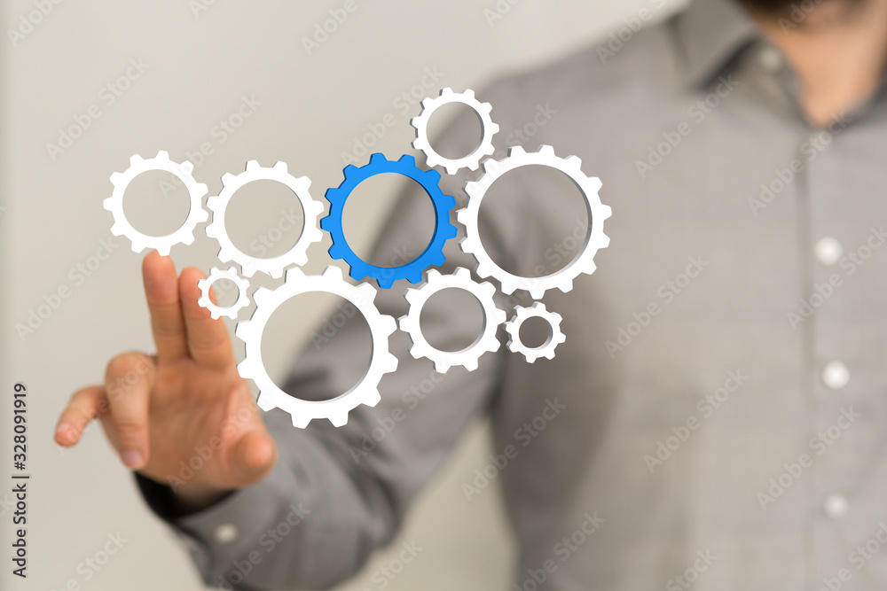 gear Technology setting concept background. gear Technology setting concept background.
