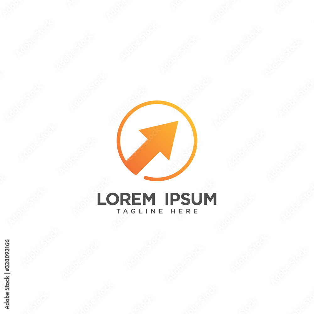 Arrow Logo vector icon illustration design template Arrow Logo vector icon illustration design template