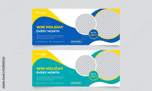Travel Agency Business Web Banner Design