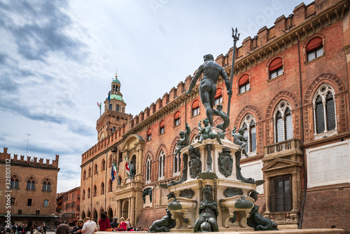Fountain of Neptune, Bologna, Italy © Pixelshop