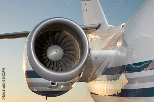 Business jet turbine
