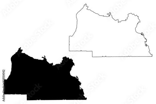 Seminole County, Florida (U.S. county, United States of America, USA, U.S., US) map vector illustration, scribble sketch Seminole map photo