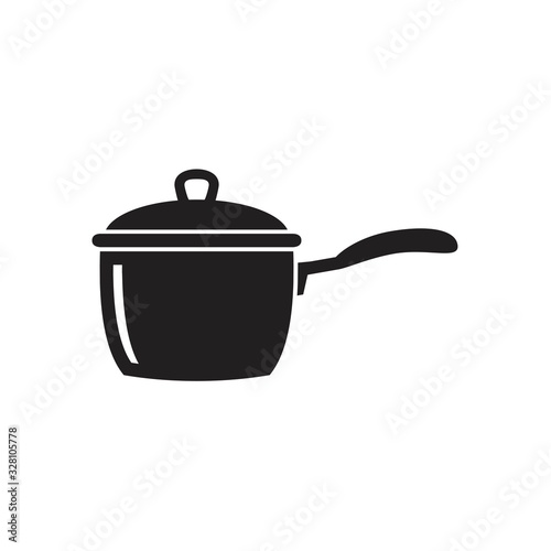 Coocking pan icon template black color editable. Coocking pan icon symbol Flat vector illustration for graphic and web design.