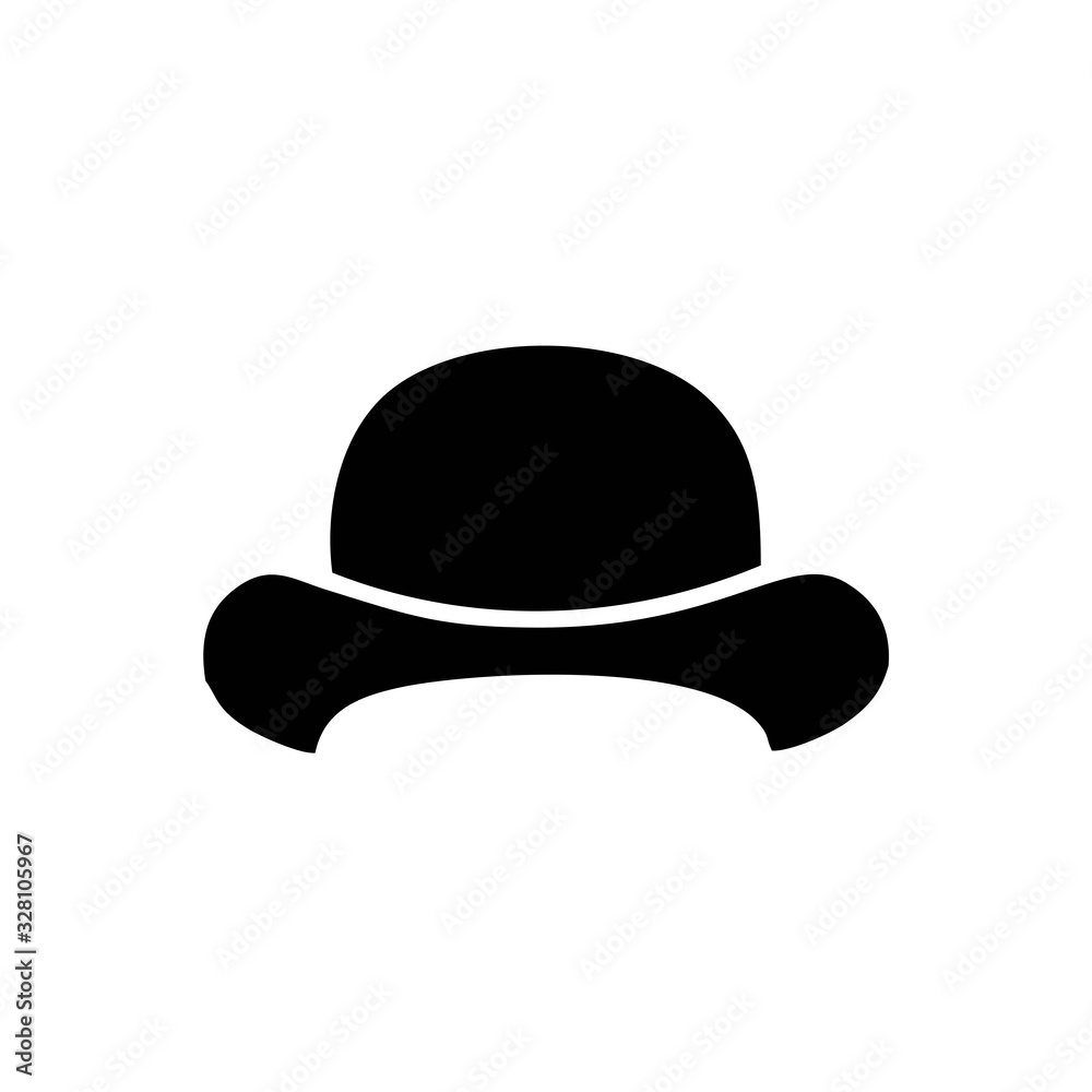 Hat icon template black color editable. Hat icon symbol Flat vector illustration for graphic and web design. Hat icon template black color editable. Hat icon symbol Flat vector illustration for graphic and web design.