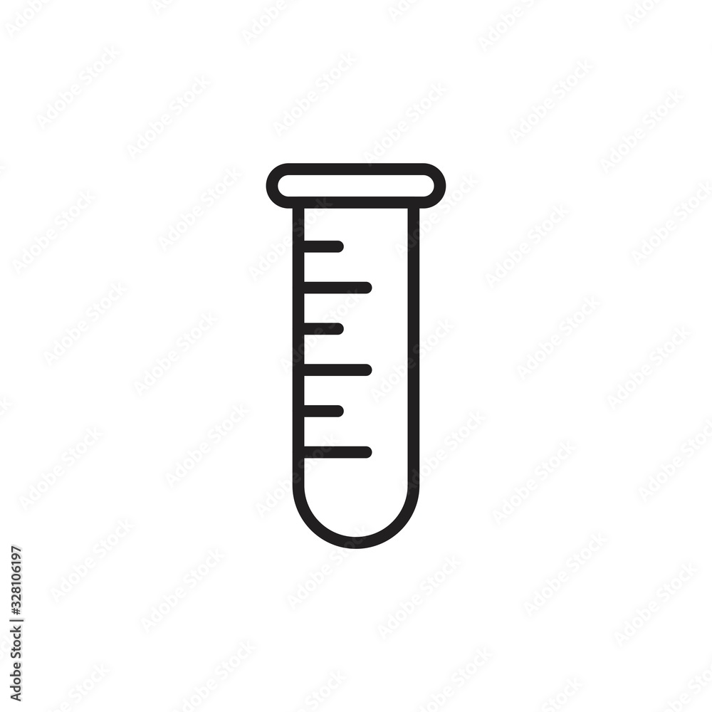 Test tubes icon template black color editable. Test tubes icon symbol Flat vector illustration for graphic and web design. Test tubes icon template black color editable. Test tubes icon symbol Flat vector illustration for graphic and web design.