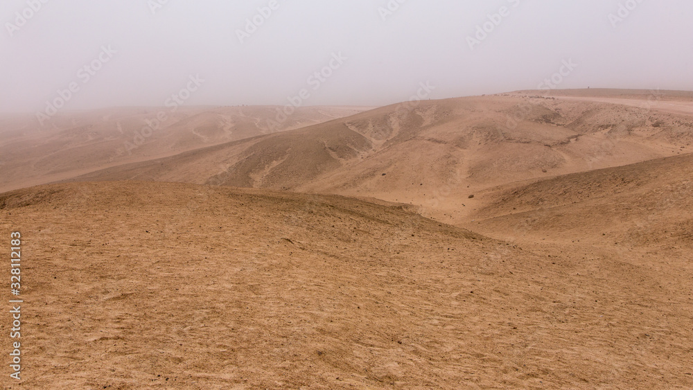 The valley of the moon east of Swakopmund 