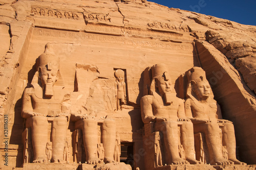 Statues of the Temple of Abu Simbel