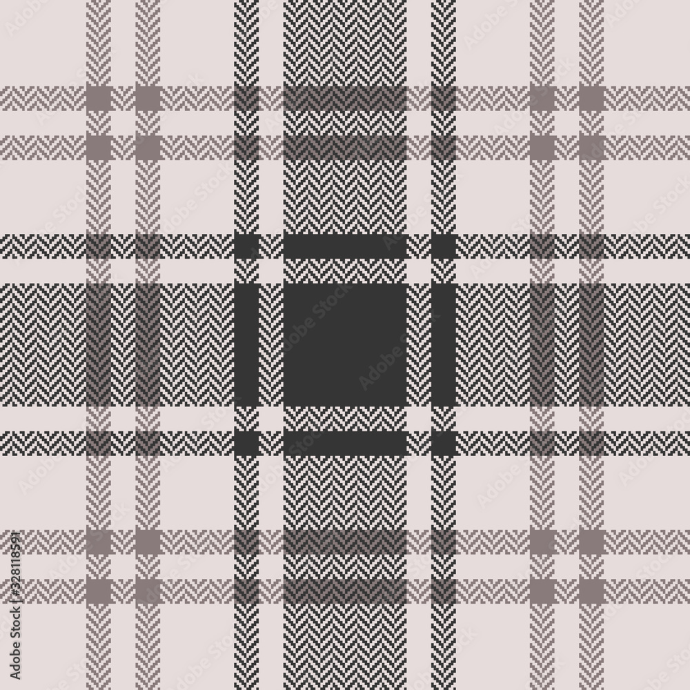 Plaid pattern background vector graphic. Seamless check plaid for flannel shirt, skirt, jacket, blanket, throw, duvet cover, or other summer, autumn, or winter textile design.