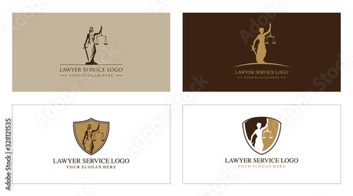 Law firm, attorney, lawyer service logo, template full vector Eps.10