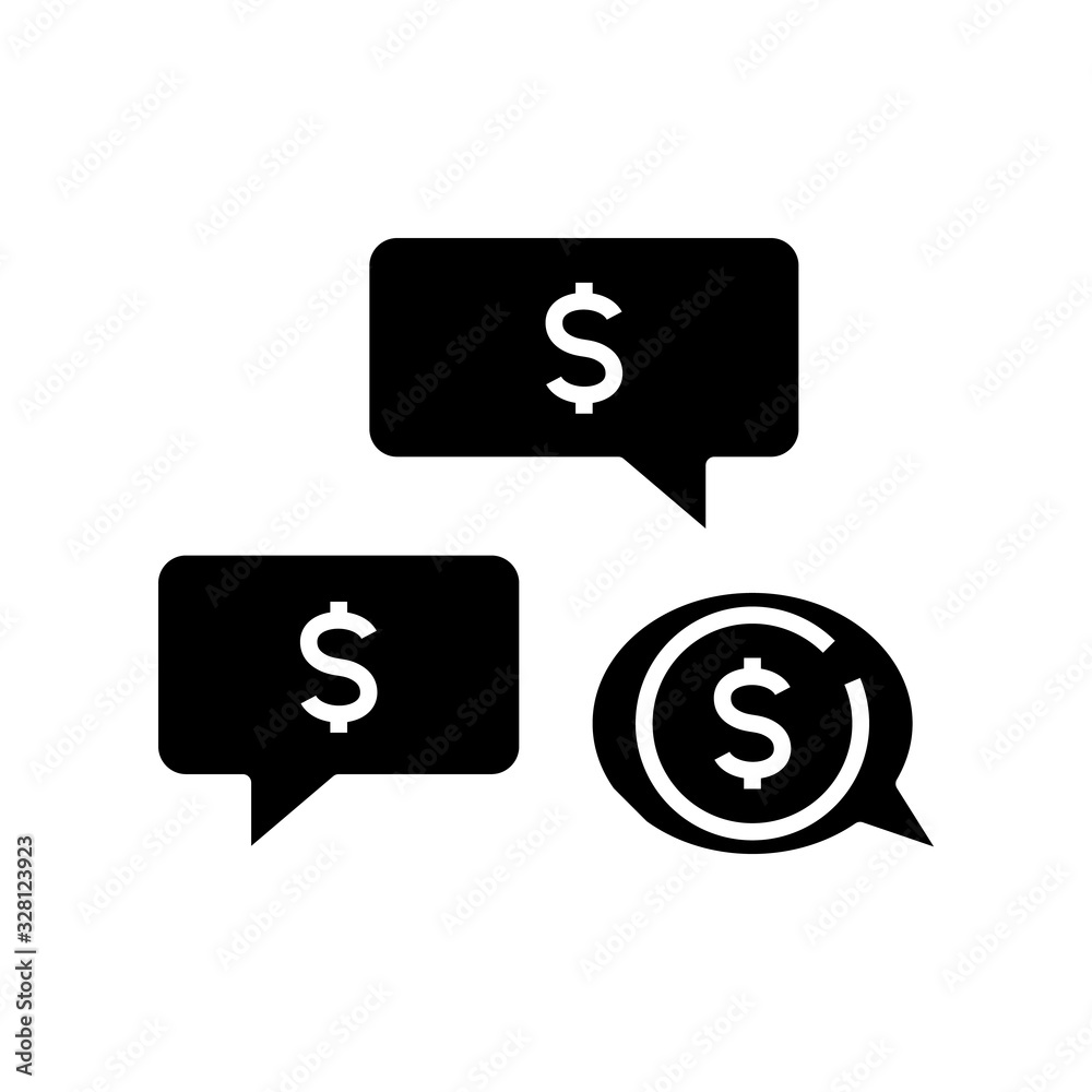 Profit debate black icon, concept illustration, vector flat symbol, glyph sign. Profit debate black icon, concept illustration, vector flat symbol, glyph sign.