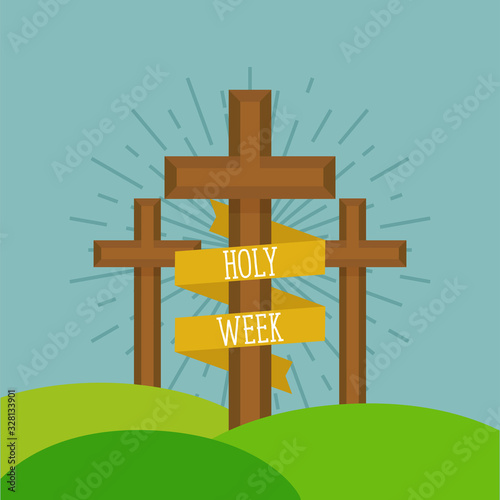 Holy week card