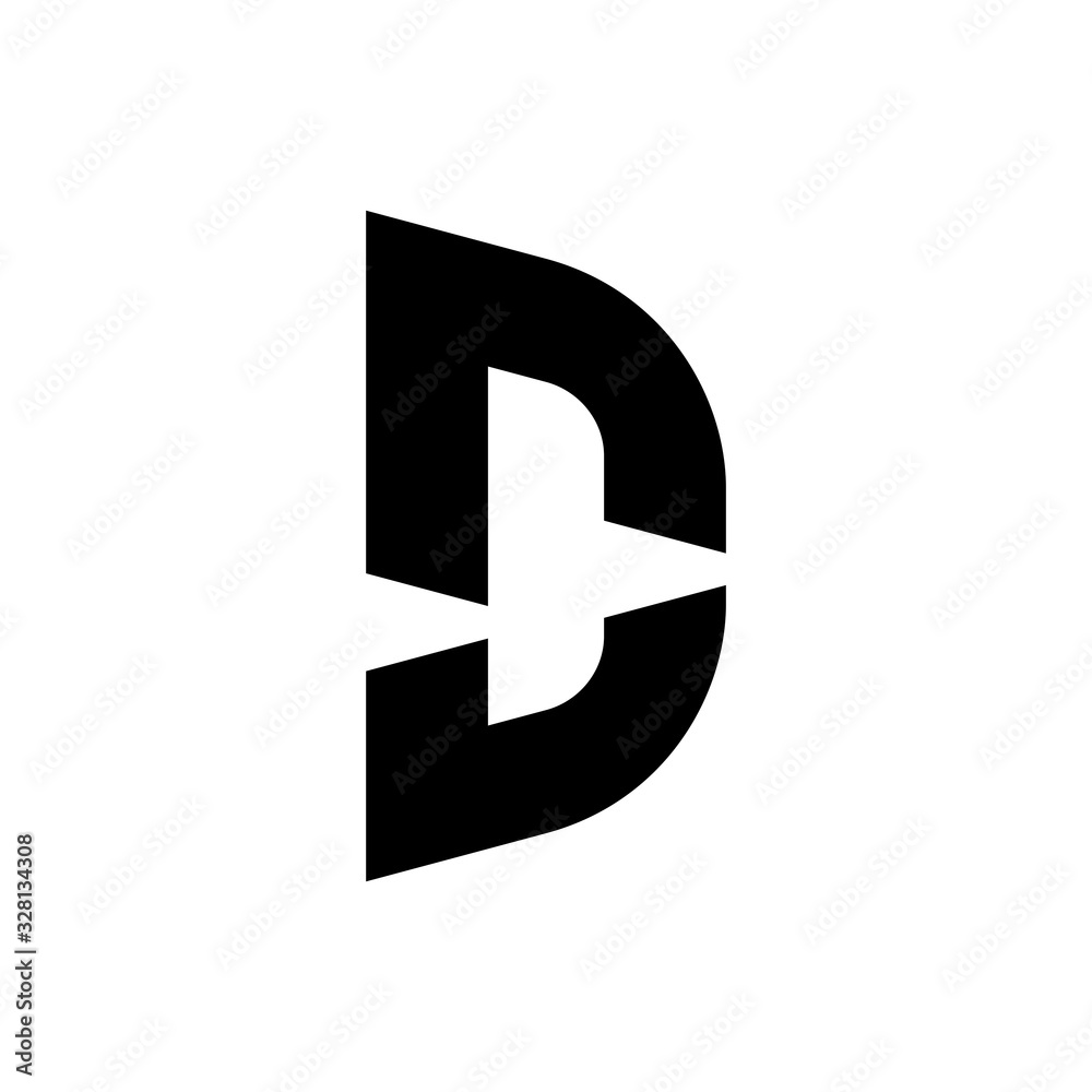 Letter D logo. Icon design. Template elements - vector sign Letter D logo. Icon design. Template elements - vector sign