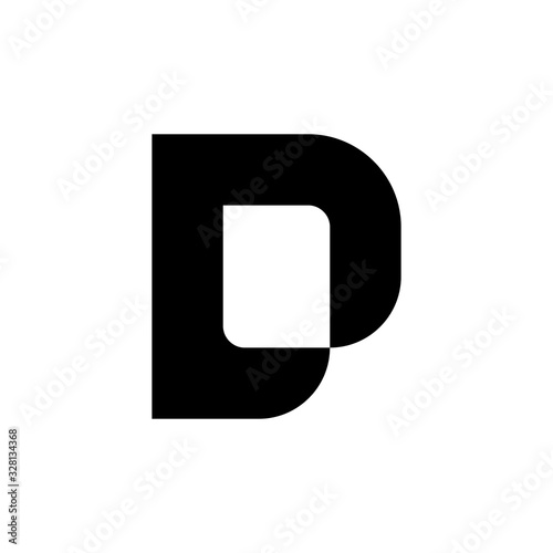 Letter D logo. Icon design. Template elements - vector sign