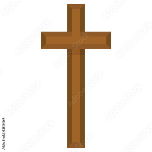 Isolated cross image