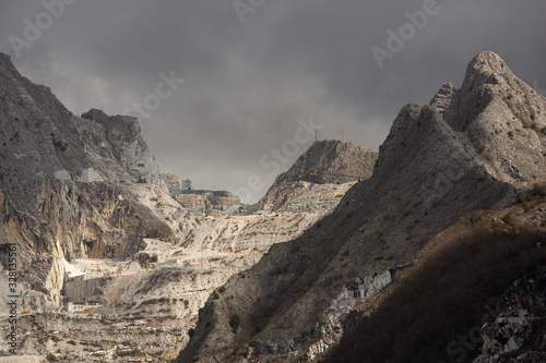 Marmorabbau Steinbruch Carrara © Wosch