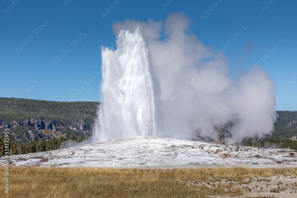 Old Faithfull Geyser, Yellowstone National Park Old Faithfull Geyser, Yellowstone National Park