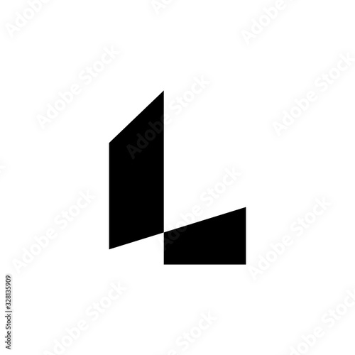 Letter L logo. Icon design. Template elements - vector sign