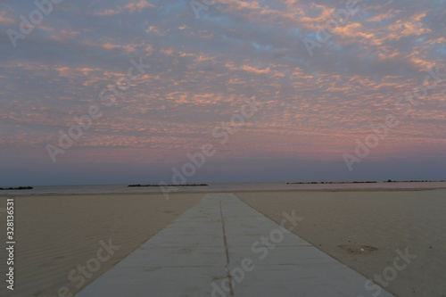 Italy, Abruzzo, Spiaggia di Roseto degli Abruzzi