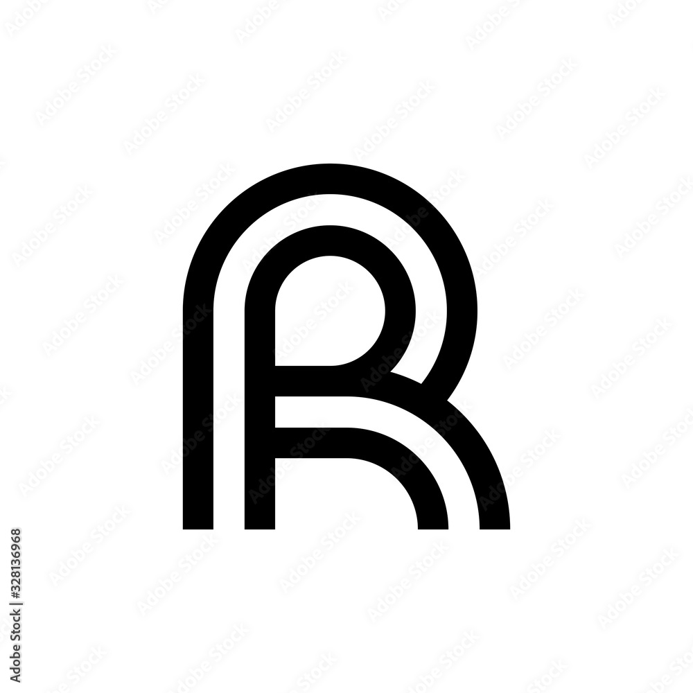 Letter R logo. Icon design. Template elements - vector sign Letter R logo. Icon design. Template elements - vector sign