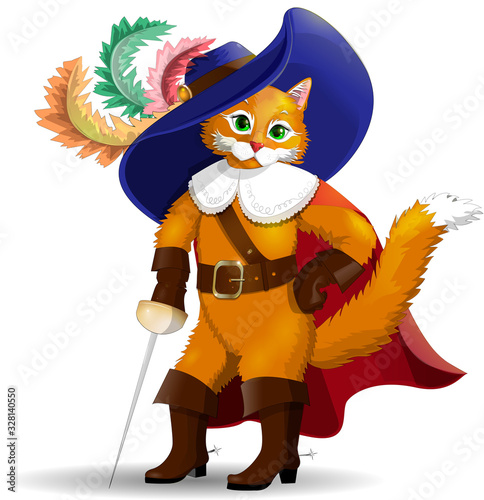 Puss in boots and hat 
